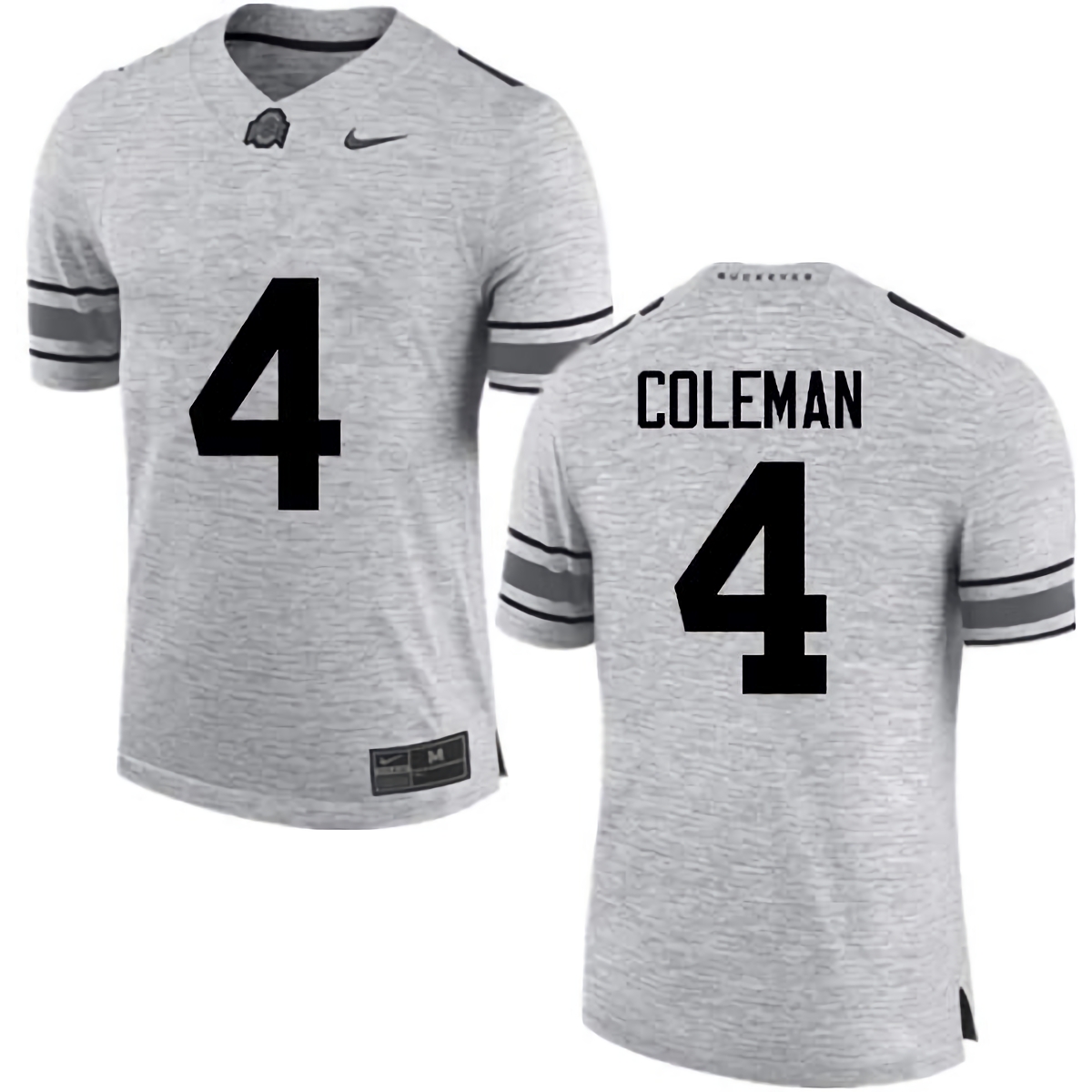 Kurt Coleman Ohio State Buckeyes Men's NCAA #4 Nike Gray College Stitched Football Jersey HPG7556FD